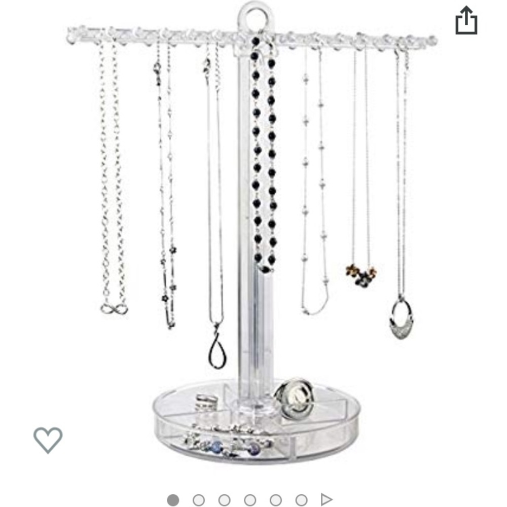CLEAR JEWELRY HOLDER